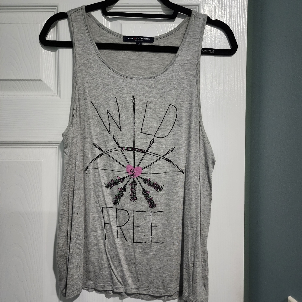 One Clothing M gray tank top